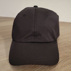 Apana Fitted Baseball Cap Black One Size Solid Outdoor Casual Blank